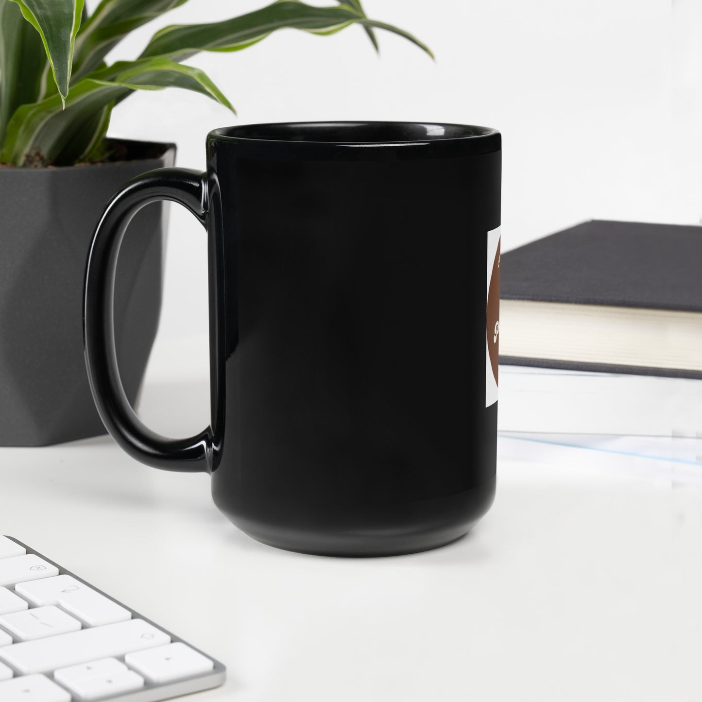 Black Coffee Mug - Circle Logo