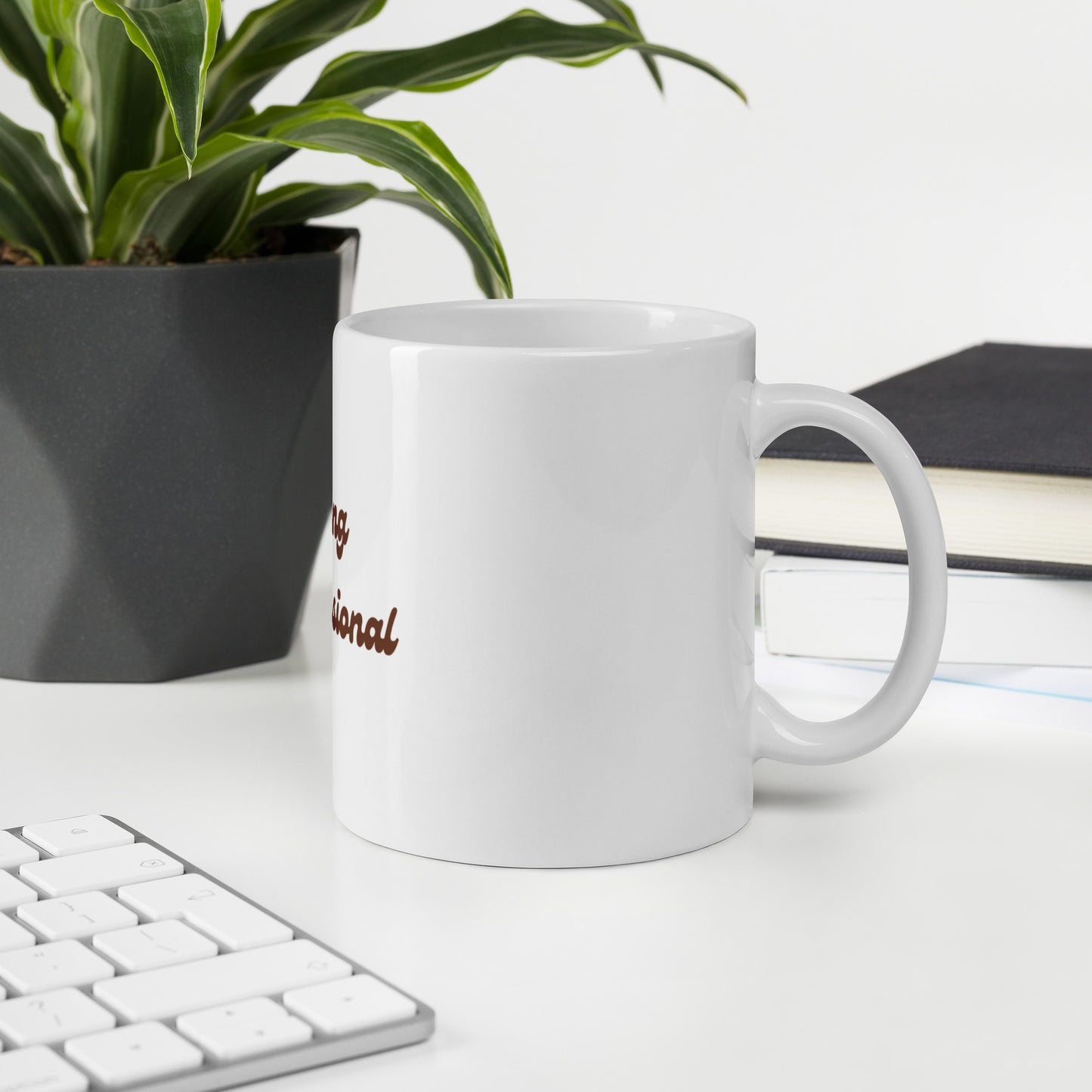 White Coffee Mug - Font Logo