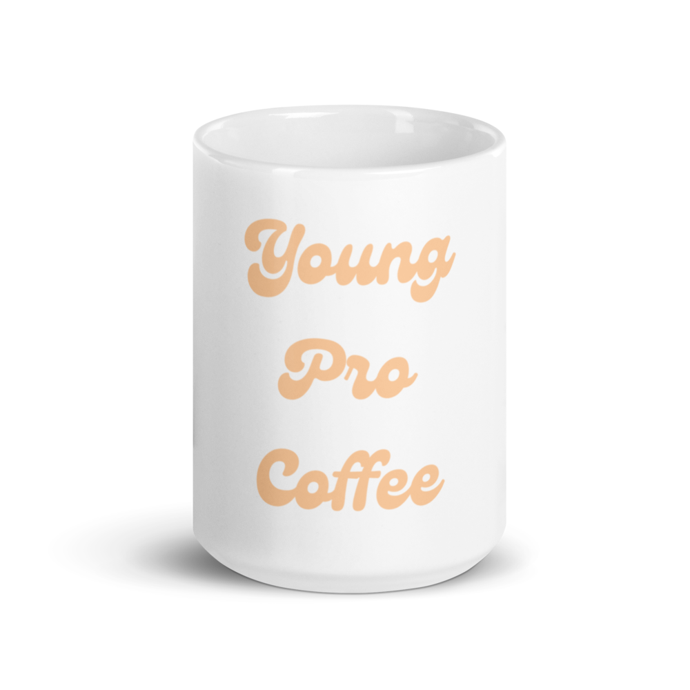 Young Pro Coffee Mug White 15 oz