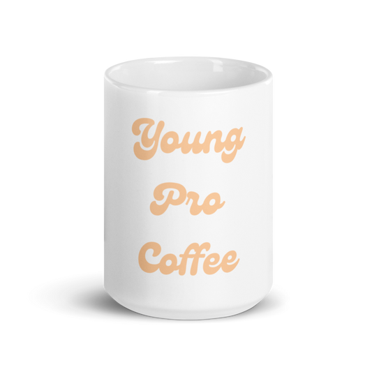 Young Pro Coffee Mug White 15 oz